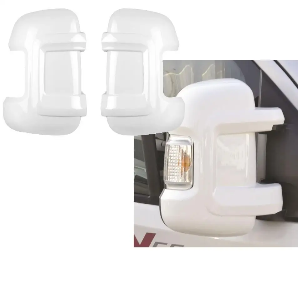 

Motorhome Mirror Protectors Guards Rearview Mirror Shell Caps For Fiat Ducato Peugeot Boxer Relay Long Arm Pair