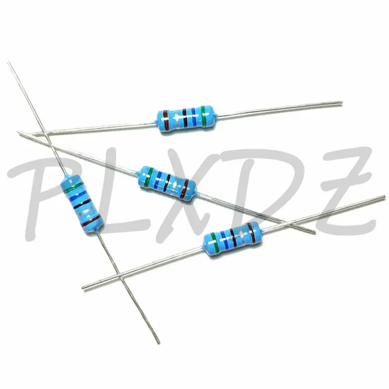 20pcs 1W Metal film resistor 1% 0.1R-2.2M 10R 22R 47R 100R 330R 1K 4.7K 10K 22K 47K 100K 330K 470K 1 2 10 22 47 100 330 1M ohm