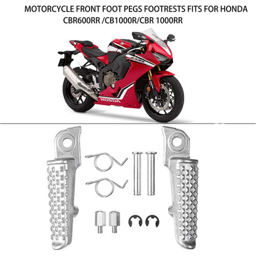 Footrest Foot Pegs For HONDA CBR1000RR CBR600RR CBR954 CBR600F4i CB1000R Motorcycle Rider Passenger Front Rear Pedal CBR RR