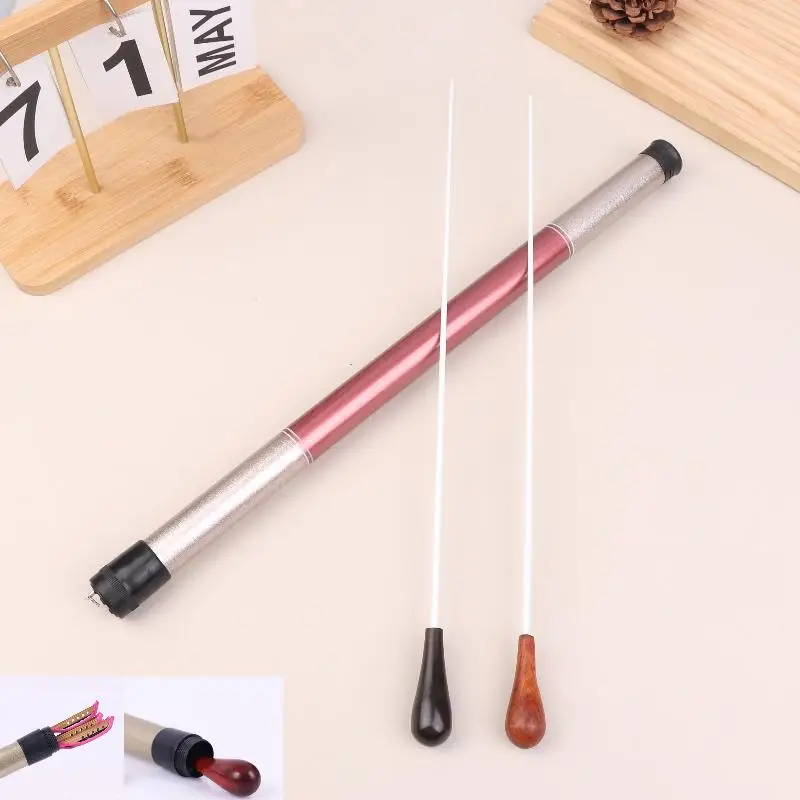 Orchestra Conducting Baton Portable Storage Tube Fiber Tube Music Conducting Stick For Music Conducting Performance Suppies