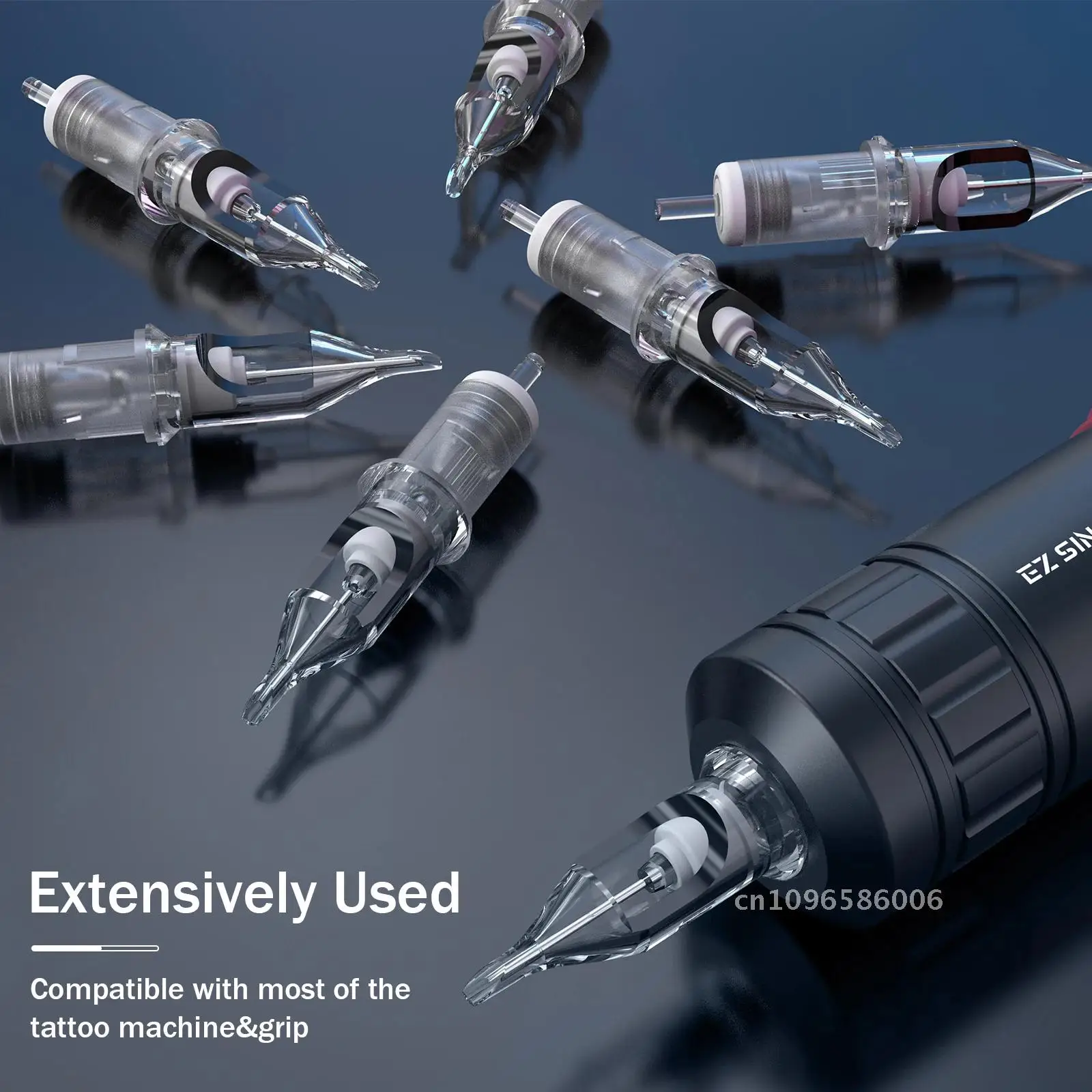 50 ชิ้น EZ Revolution ตลับหมึกเข็มสักแต่งหน้า 0.30 มิลลิเมตร/0.35 มิลลิเมตร RL เครื่อง M1 ฿ตลับหมึกปากกาโรตารี่สําหรับ Tattoo ฿