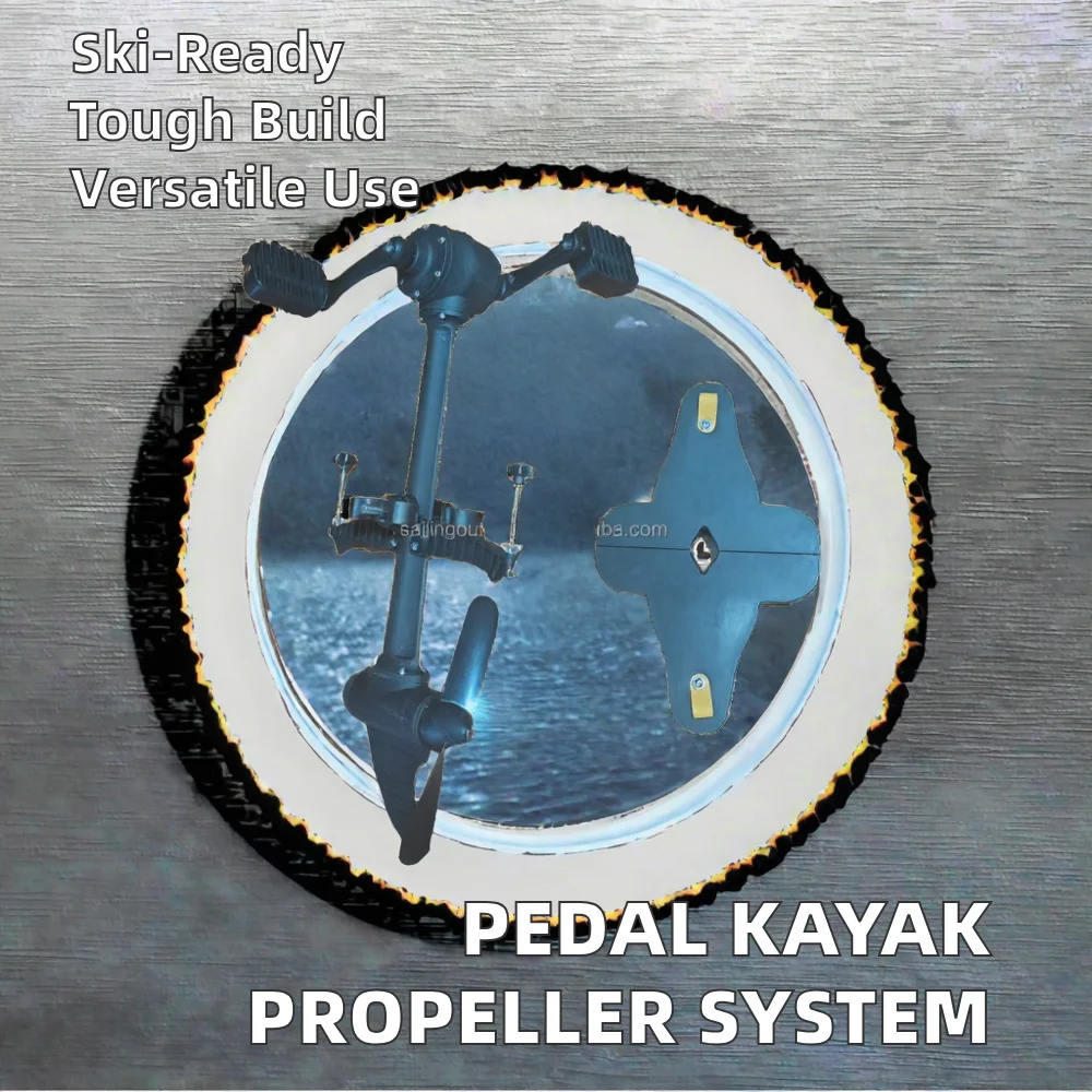 PVC Pedal Kayak Drive System Outboard Fishing Propeller Accessories For Drifting Plastic Material For Outdoor Activity