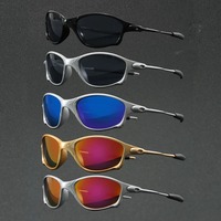 Fashion Sport Cycling Sunglasses Goggles Gradient UV400 Cyberpunk Sunglasses for Men Women Retro lunettes de soleil homme