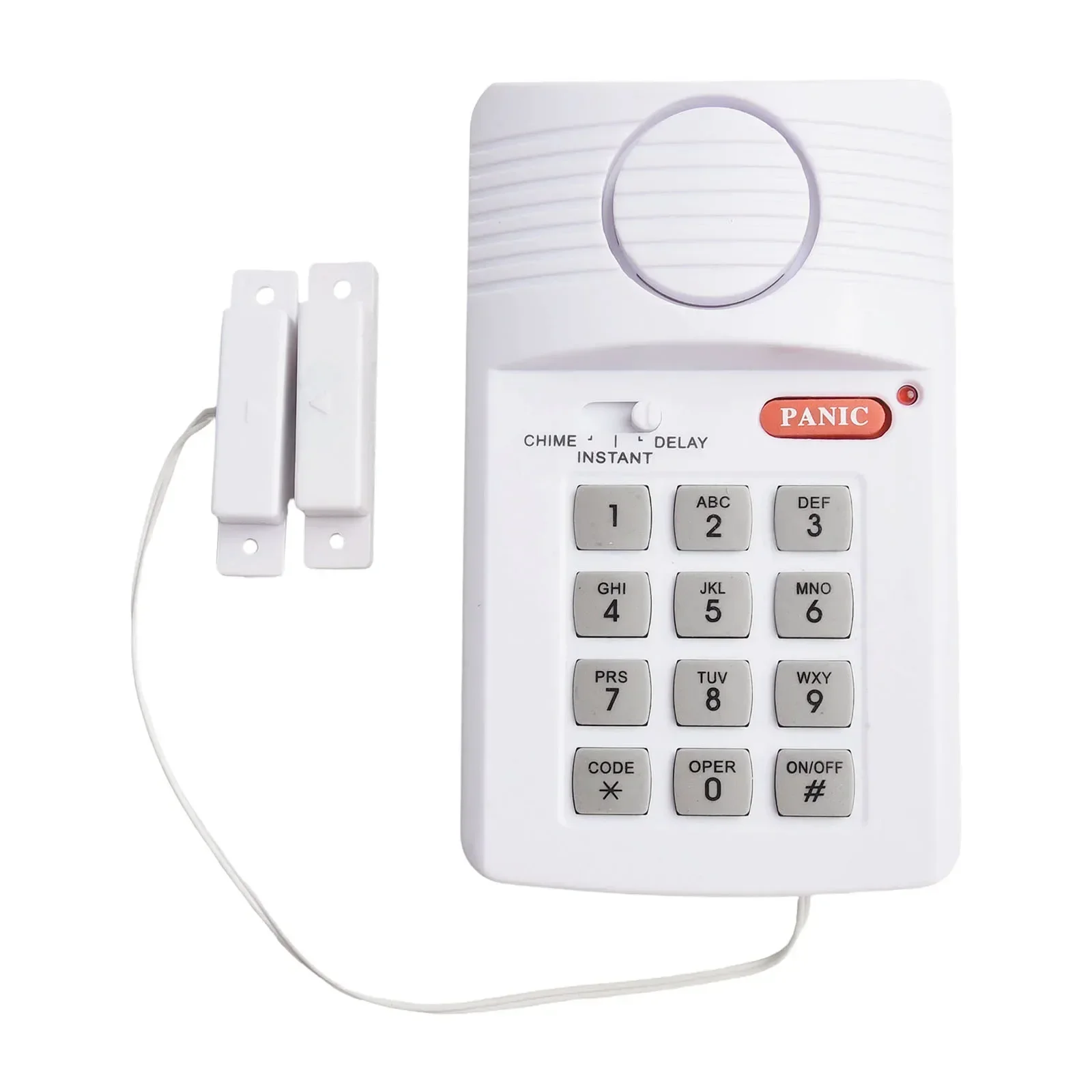 

Door And Sash Warn With Password Three Modes Easy-Installation ABS Indoor Only Wireless Burglar Home Security Loud Alarm Tool