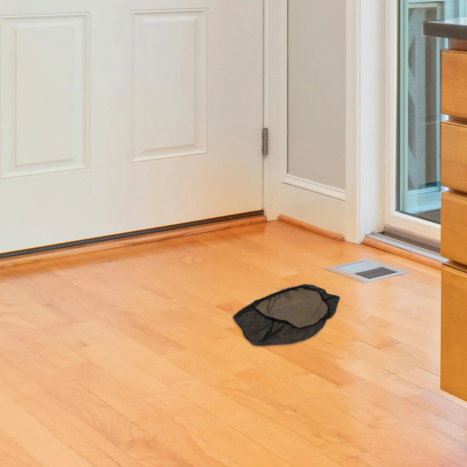 

Floor Register Vent Filter Elastic Mesh Screen Reusable Dirt Prevention Easy to Install Washable Air Vent Cover for Floor