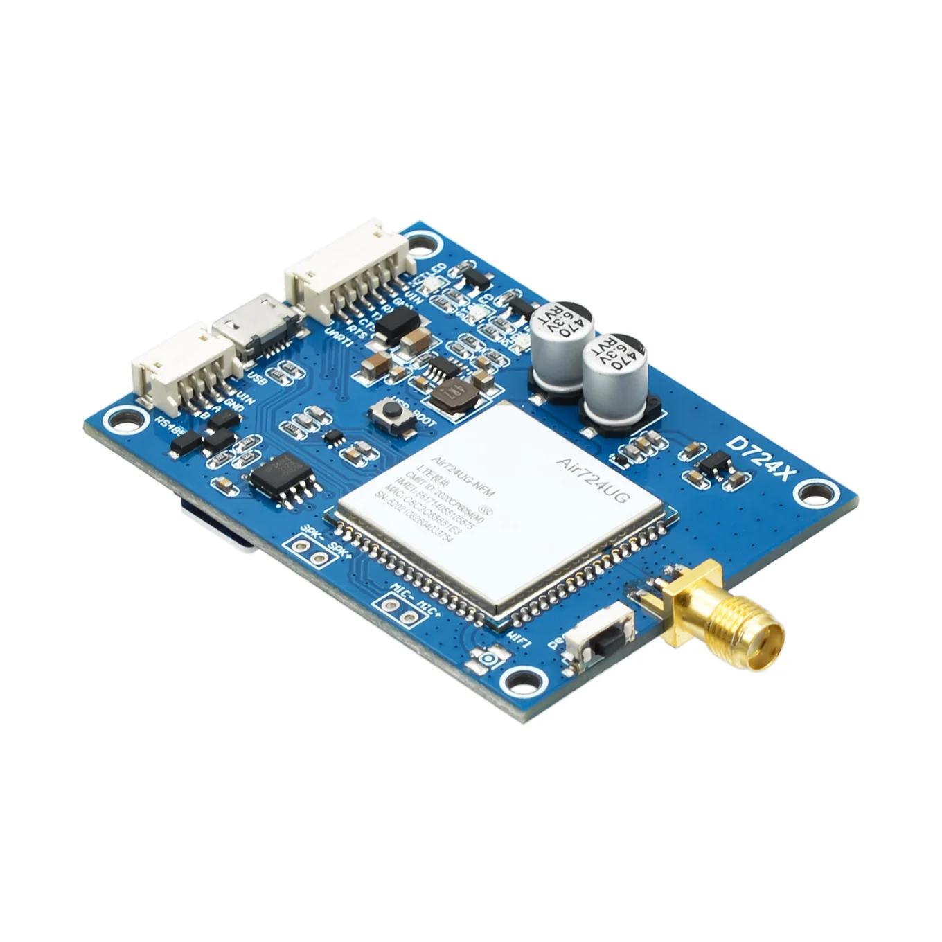 4G module Air724UG DTU iot communication charging pile scan code payment remote control mqtt