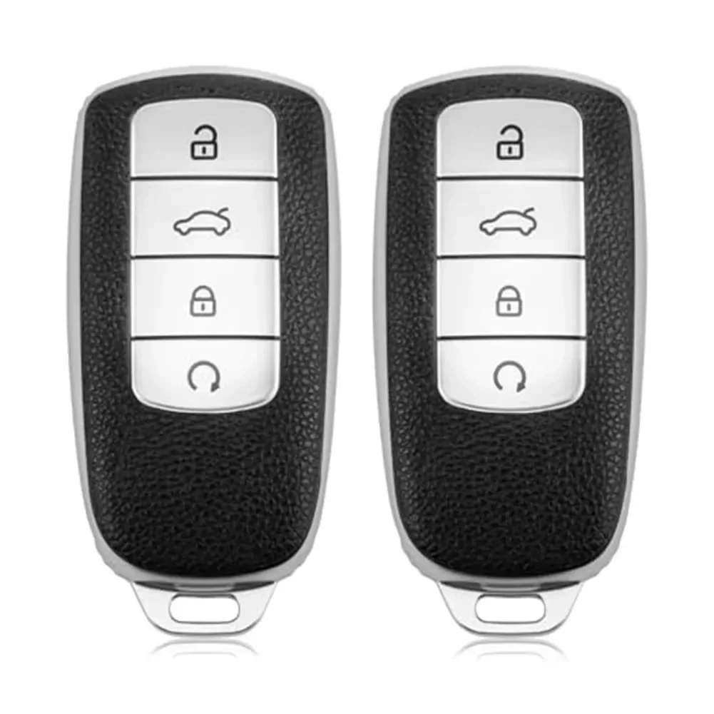 

Защитный чехол для автомобильного ключа из 2 упаковок для Chery 5 Tiggo 8 Pro и Kia Простая установка с комплексным дизайном