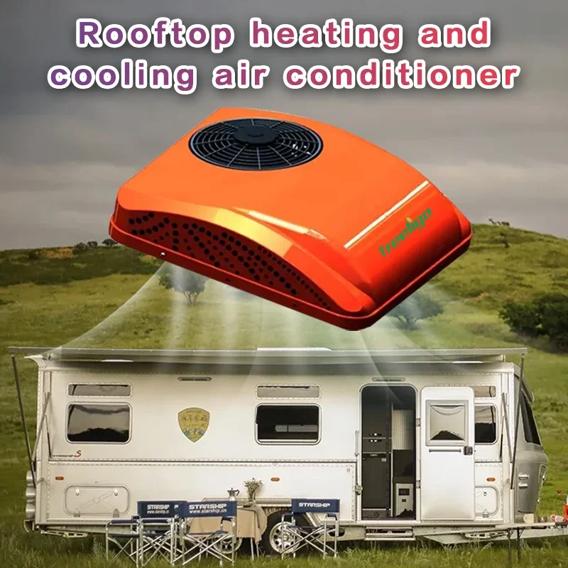 12V Roof top air conditioner Warm and cold truck RV bus excavator camper vehicle air conditioner