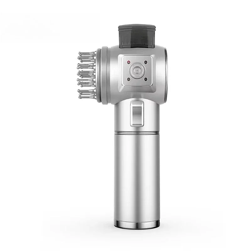 Meiboyi المنزل استخدام المحمولة الكهربائية الشعر فروة الرأس مدلك مشط الاهتزاز العميق الاسترخاء حجب الدم فرشاة العناية بالرأس صالون تجميل f #2