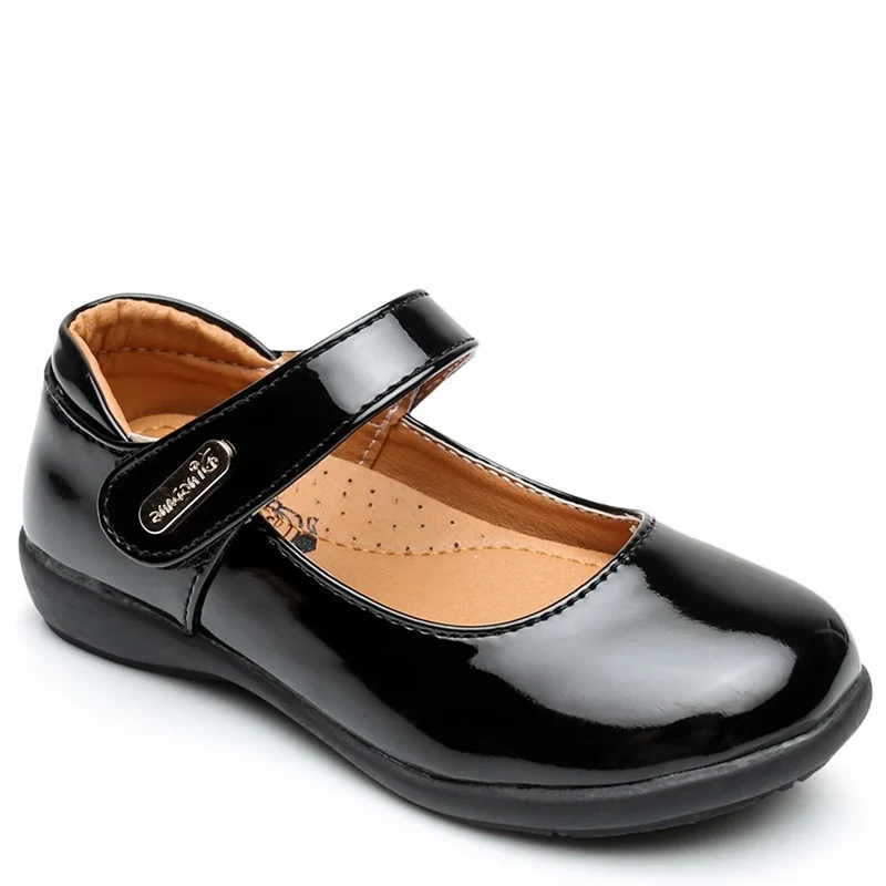 Kids Girls Leather Shoes Children Students Girls Soft Bottom Performance Shoes Children Students Princess Footwear