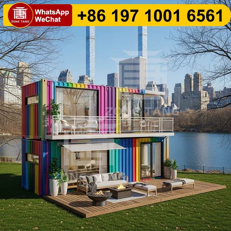 

Flat Pack Home Personal Office Modular Homes Luxury Container Homes Mobile House Modular Construction Readymade Homes Anti Rust