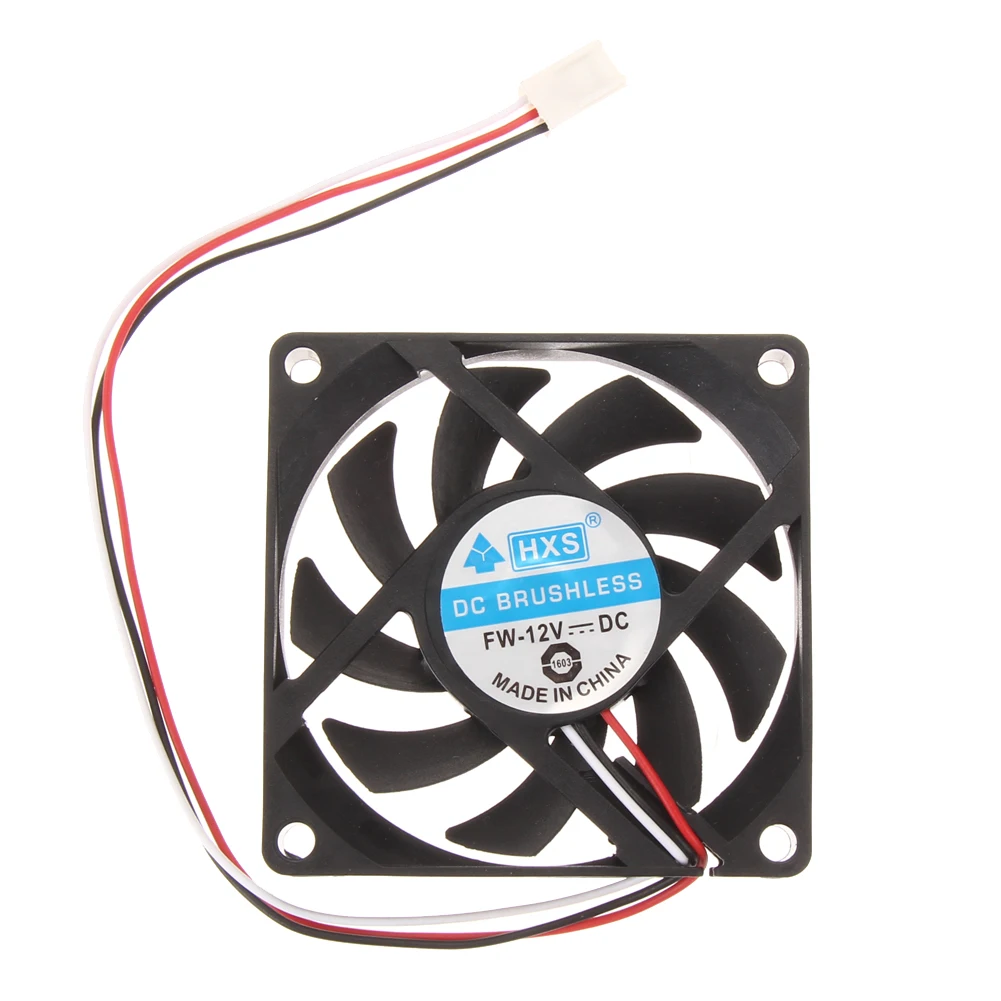 Computer Fall Kühler DC 12V 7cm 70mm CPU VGA Kühlung Kühler Fan 3Pin PC Fall Chassis Fans öl Lager Computer Zubehör