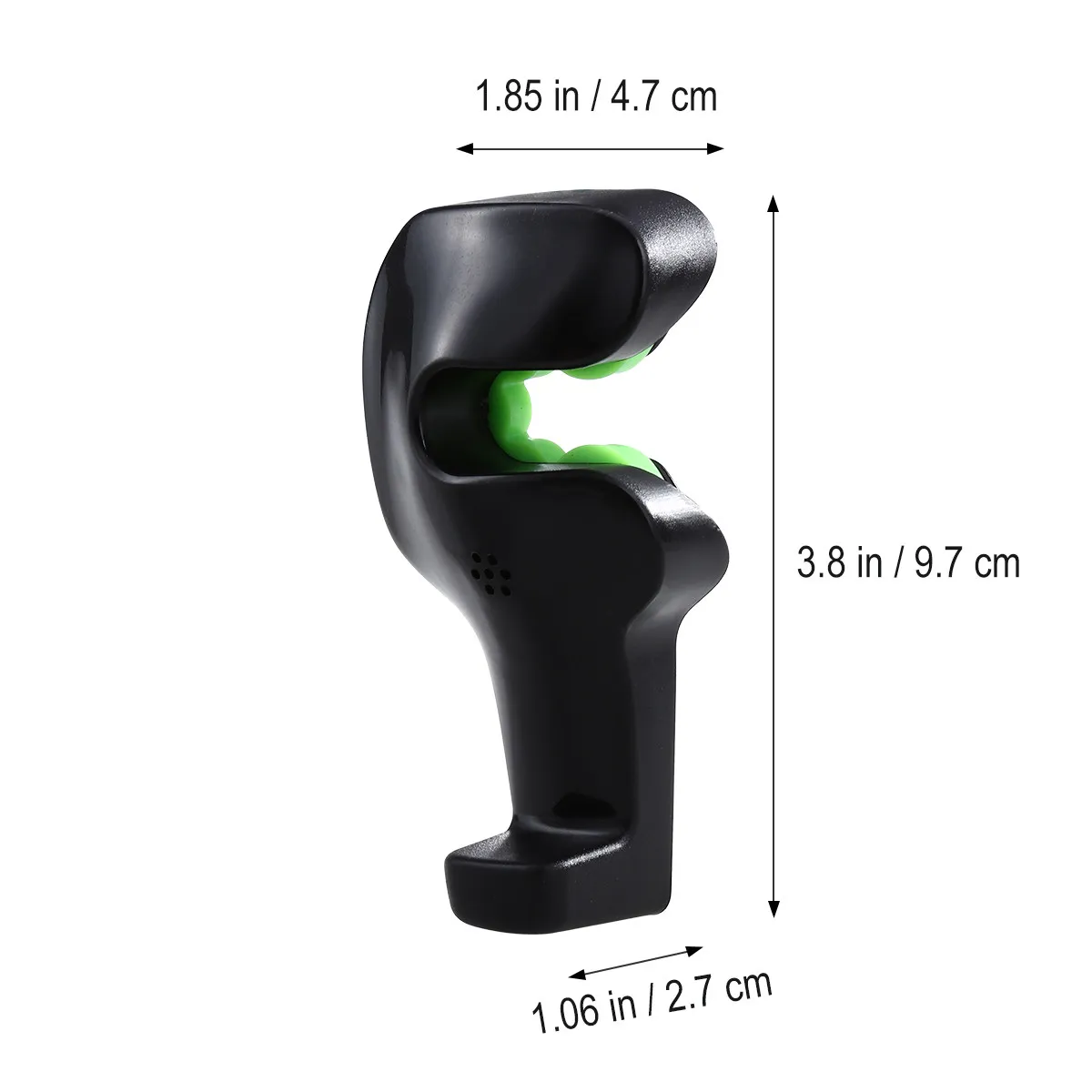 2Pcs Car Vehicle Back Seat Headrest Hooks Black Rotatable Auto Seat Hooks for Organizing Groceries Clothes Umbrella Handbags and