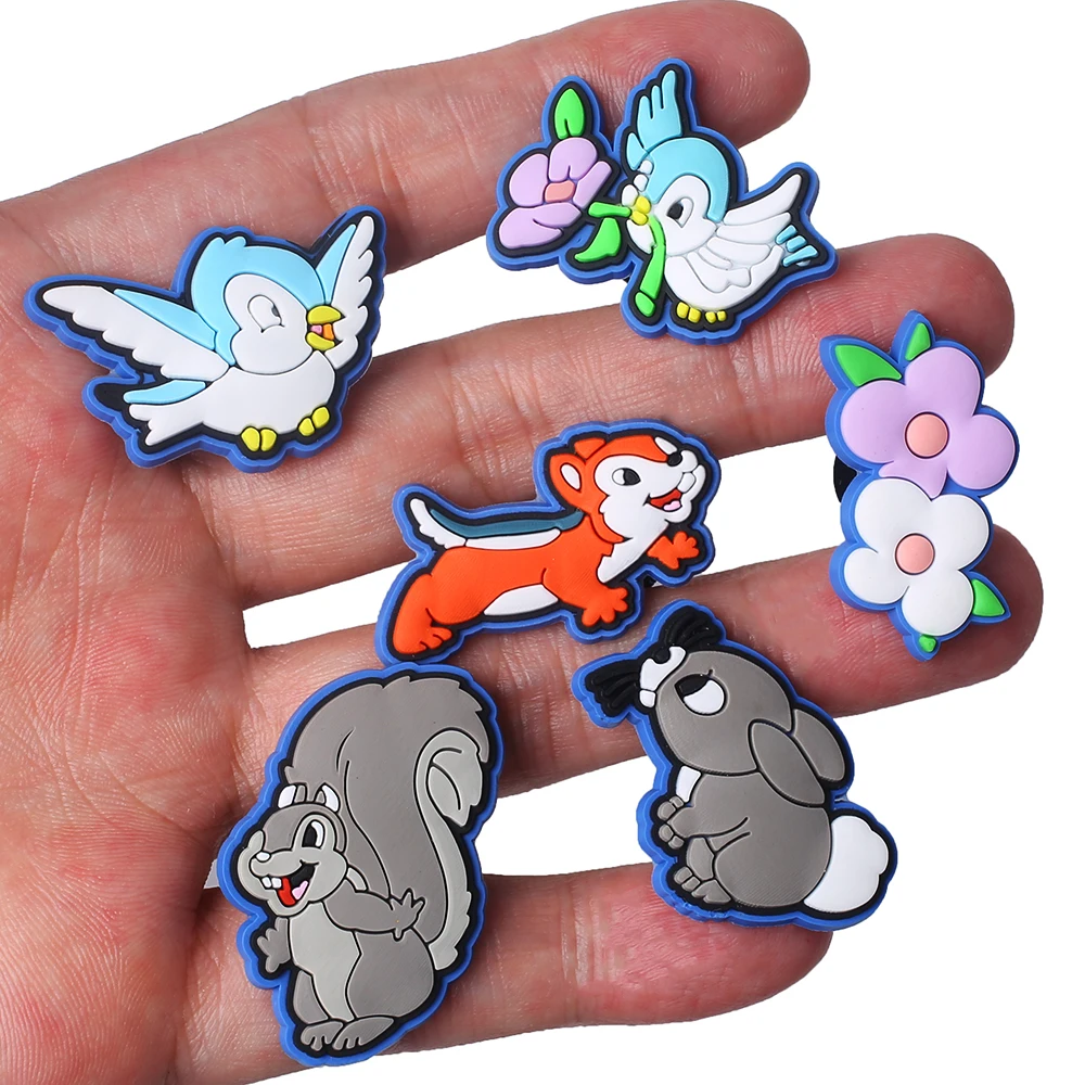 25pcs/SET Snow White and the Seven Dwarfs Cartoon Series for Shoe Charms Accessories DIY Decoration for Classic Clog Kids Gifts