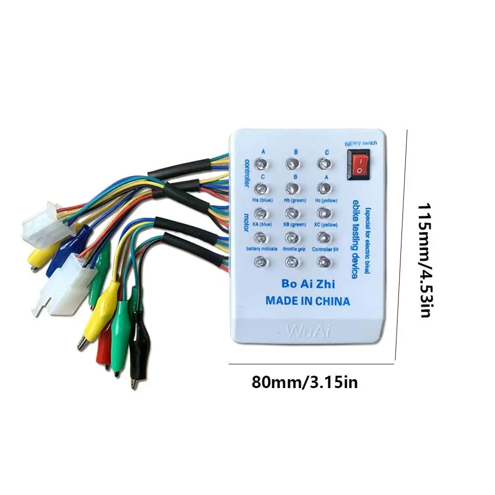 دراجة كهربائية تحكم تستر E-الدراجة سكوتر فرش تحكم وحدة تحكم المحرك تغيير اتجاه الكبح الملحقات أجزاء #6