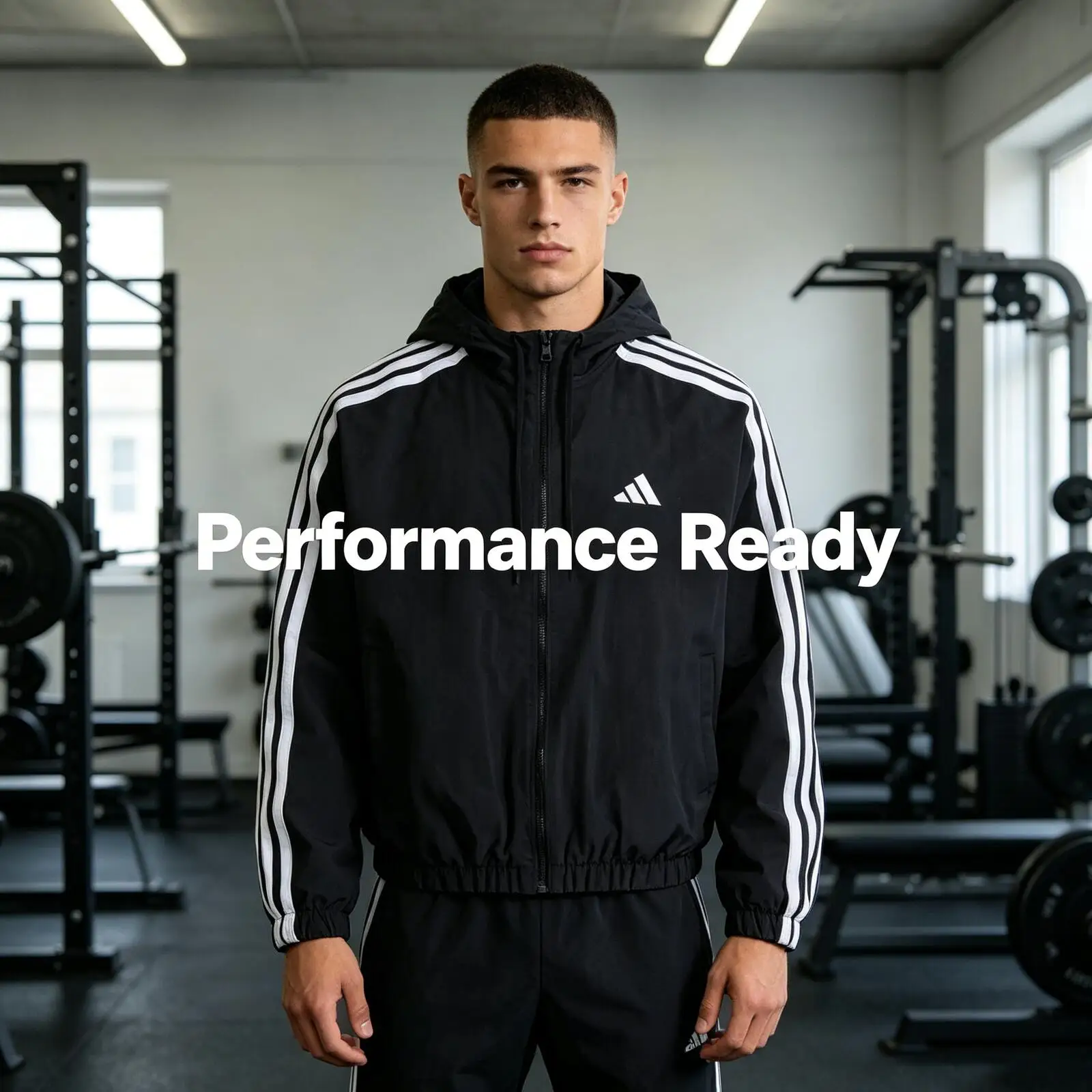 Adidas Women Windproof Breathable Woven Hooded Jacket Outdoor Fitness Casual Sportswear JZ2162