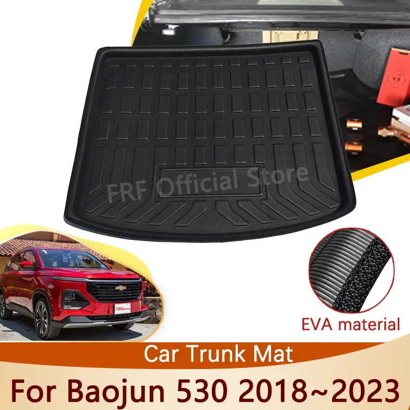 Auto For Chevrolet Captiva Baojun 530 2018 2019 2020 2021 2022 2023 Accessorie Trunk Mat Floor Tray Waterproof Cargo Boot Carpet