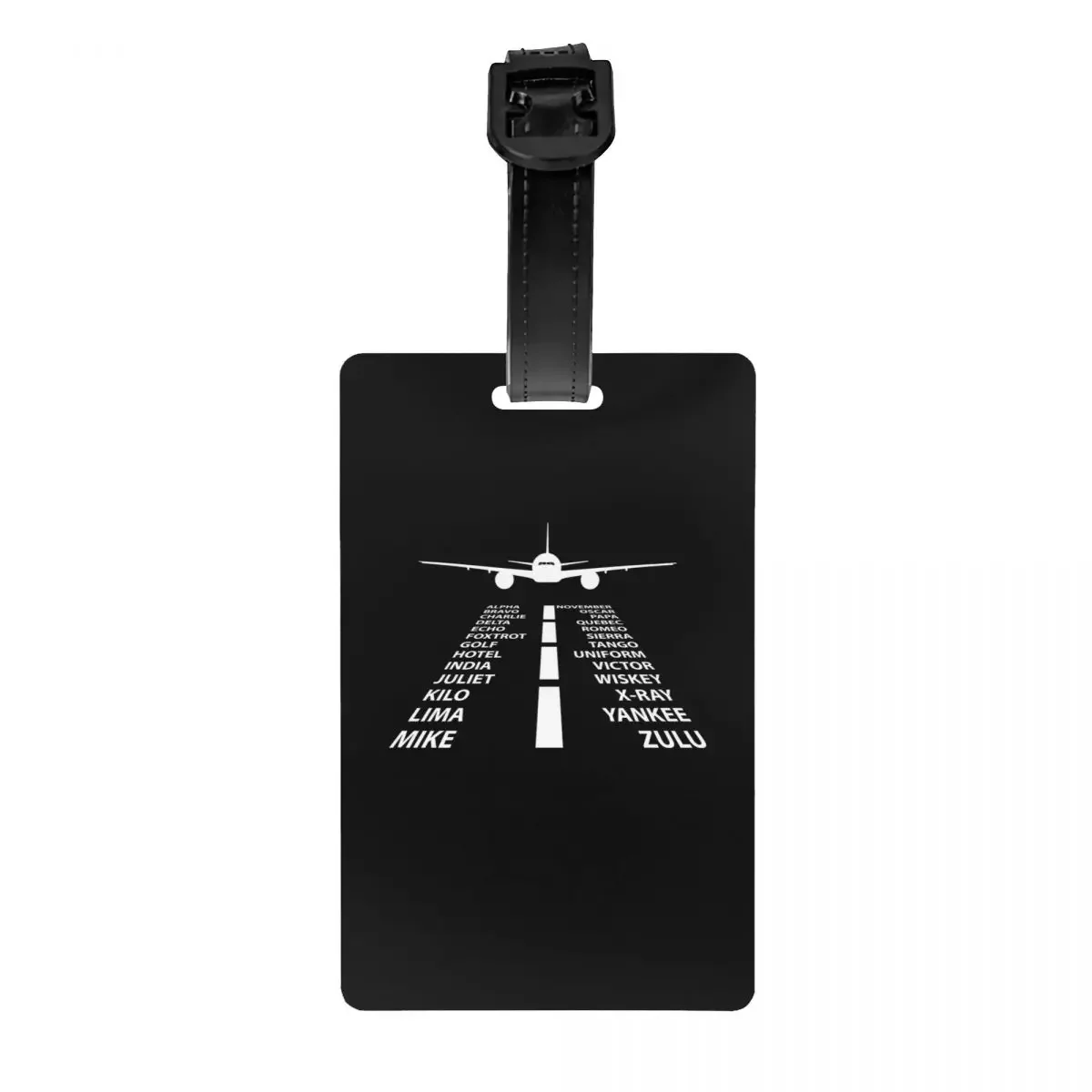 

Phonetic Alphabet Pilot Airplane Aviation Gift Luggage Tag Aviator Air Fighter Travel Bag Suitcase Privacy Cover ID Label