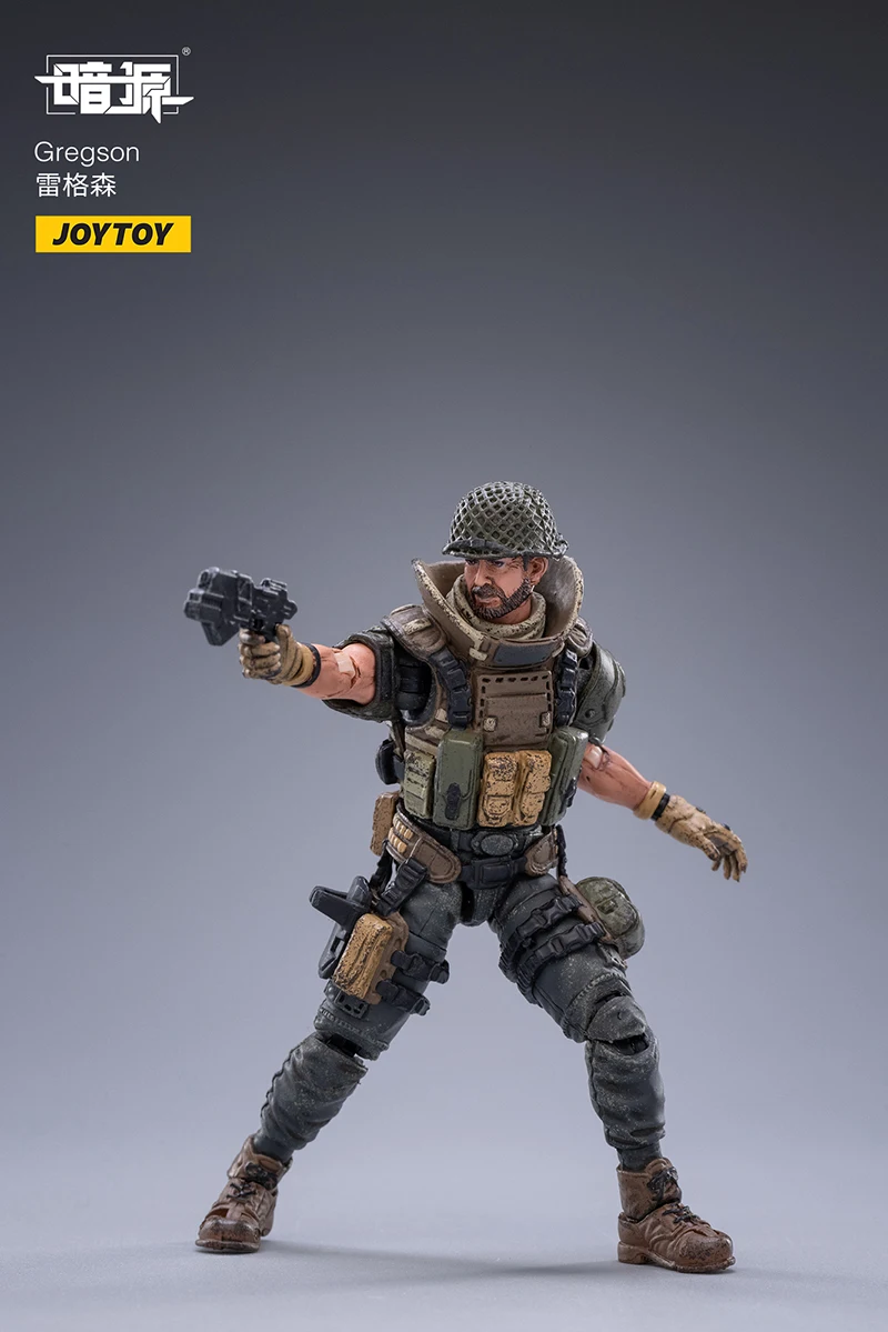 Joytoy 1/18 figura de ação fonte escura personagens trio brinquedo soldados anime estatuetas modelo militar para coleção hobby