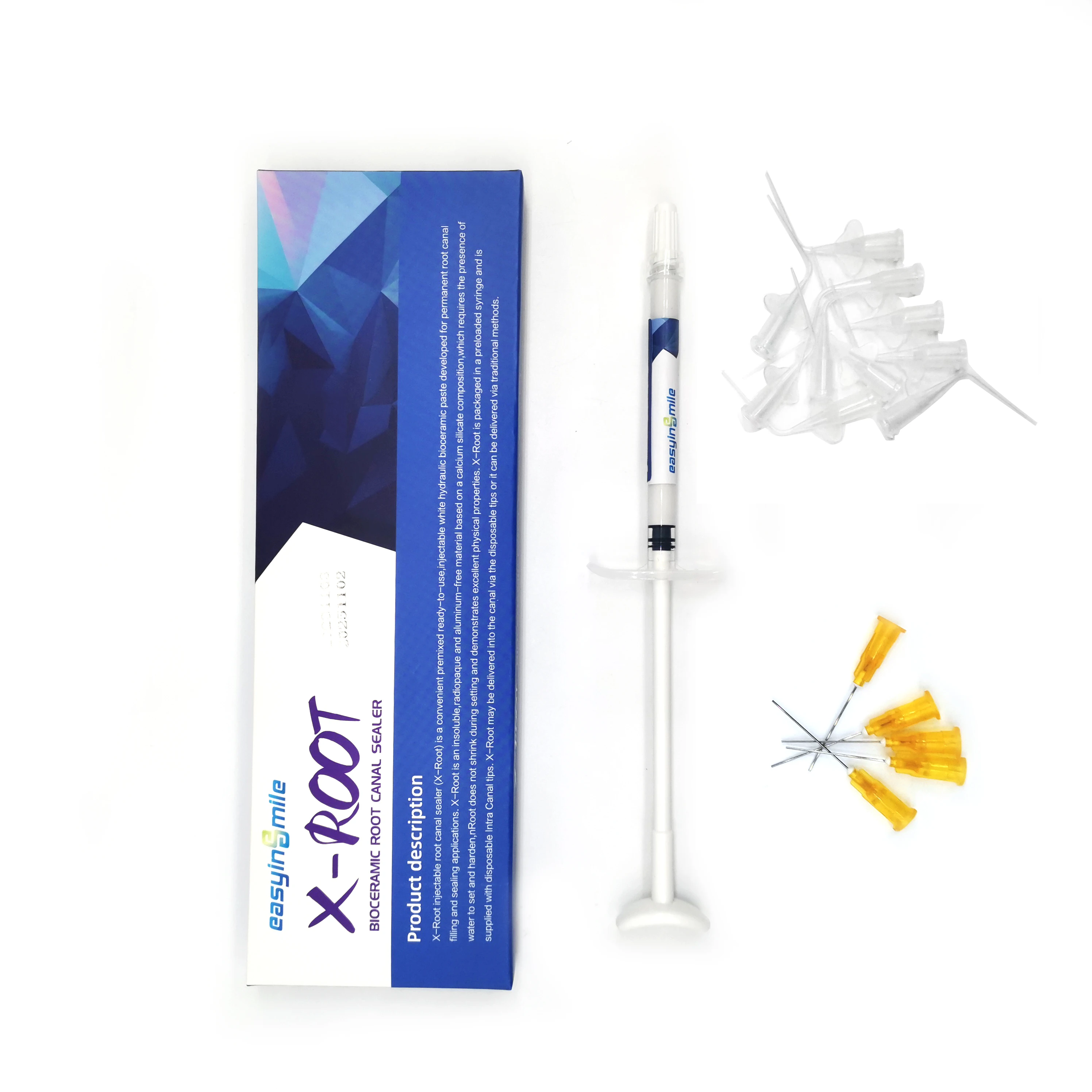 Dental X-ROOT Bioceramic Sealer Composite Filling EASYINSMILE Root Canal Endo Rotary Files NITI gold files Engine Files No Break