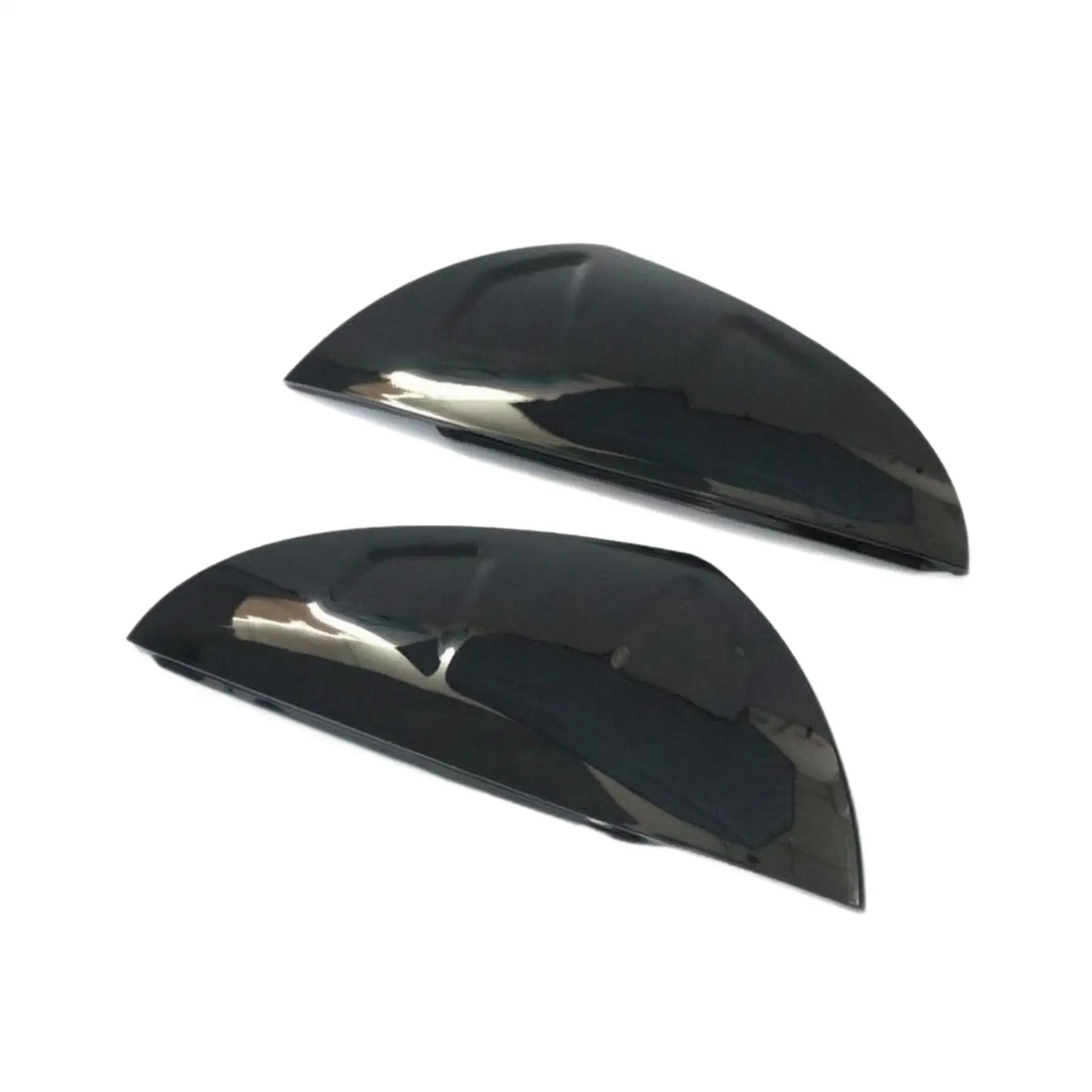 Luxury Sedan IS Mirror Cover Glossy Black Replacement Mirror Cover with Mounting Clips for Vehicle Refurbishment
