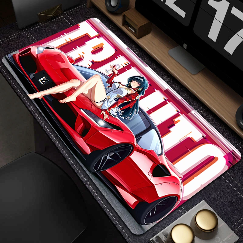 Ju Fufu Game Mousepad Zenless Zone Zero Large Mouse Pad PC Gamer Computer Gaming Accessories For Desktop Decoration Mouse Mat