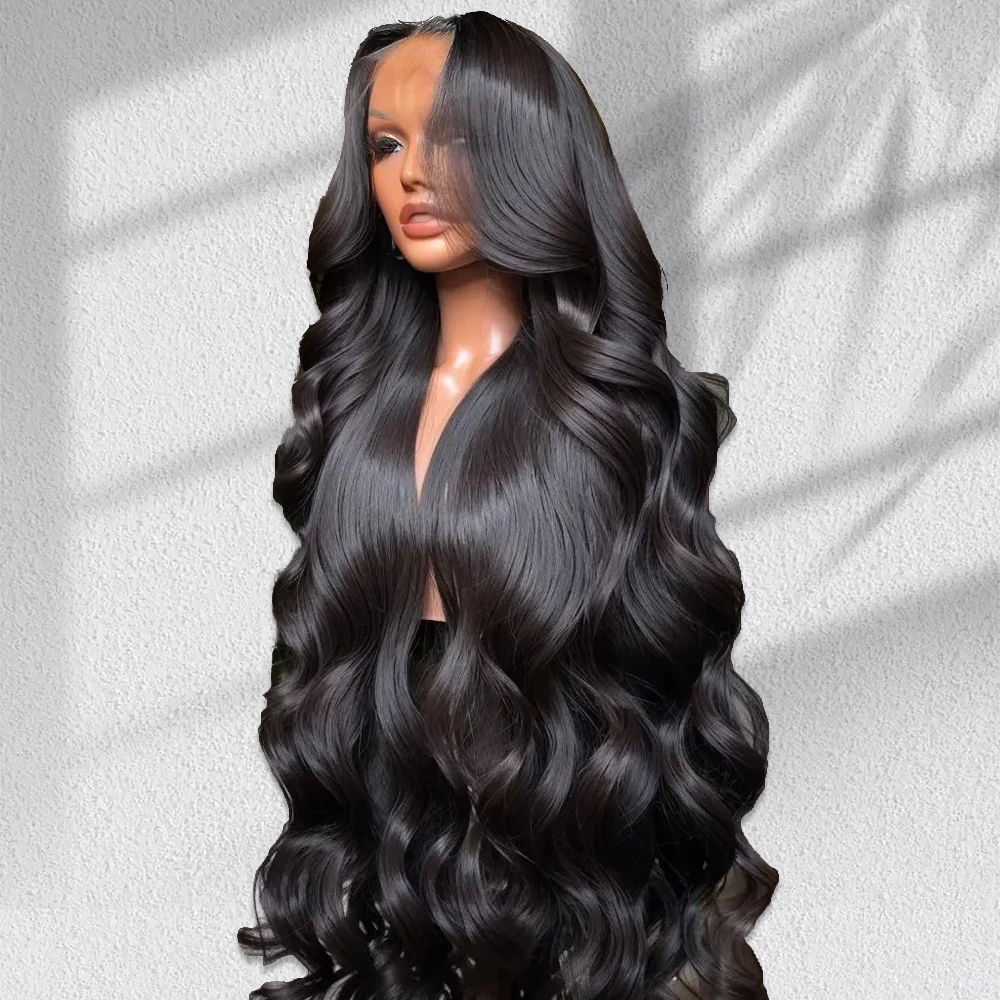 

Glueless Body Wave Wigs 13x6 HD Transparent Lace Frontal Curly Wig Brazilian Human Hair Length Wig for Women