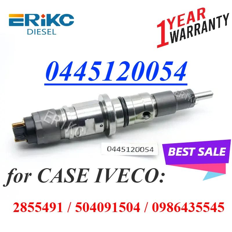 0445120054 Diesel Injector 0986435545 Engine Pump Jet 0 445 120 054 For IVECO 504091504 2855491