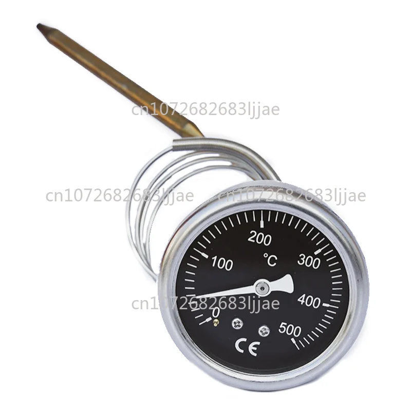 EP4 304 stainless steel pizza oven thermometer pointer temperature display 500 degrees metal plate thermometer