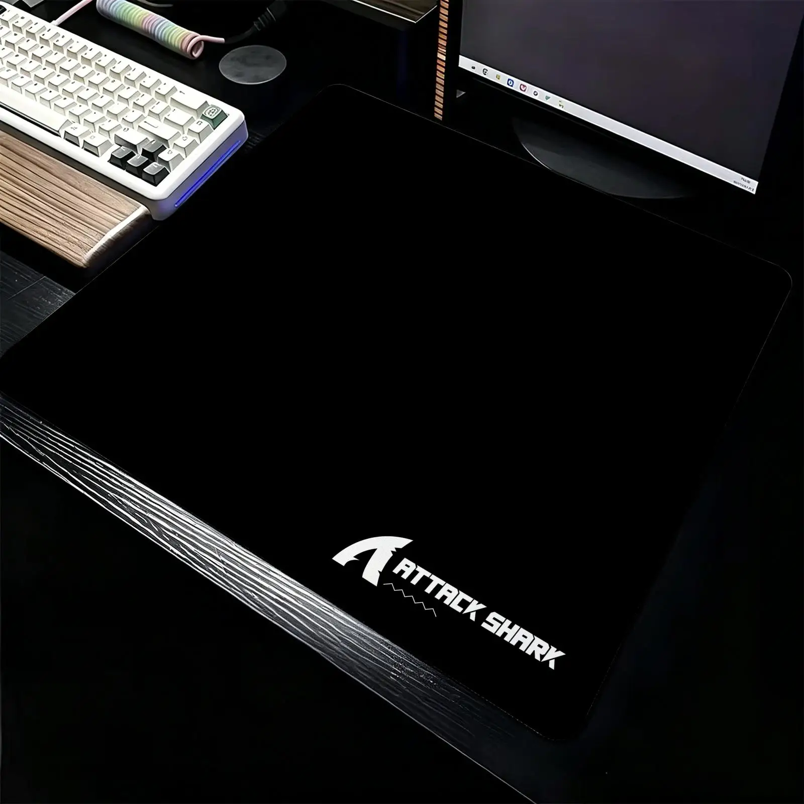 Attack Shark muismat Normale gaming-muismat S/M/L-formaat Kantoor-muismat Laptop-bureaumat Muismat met gestikte rand