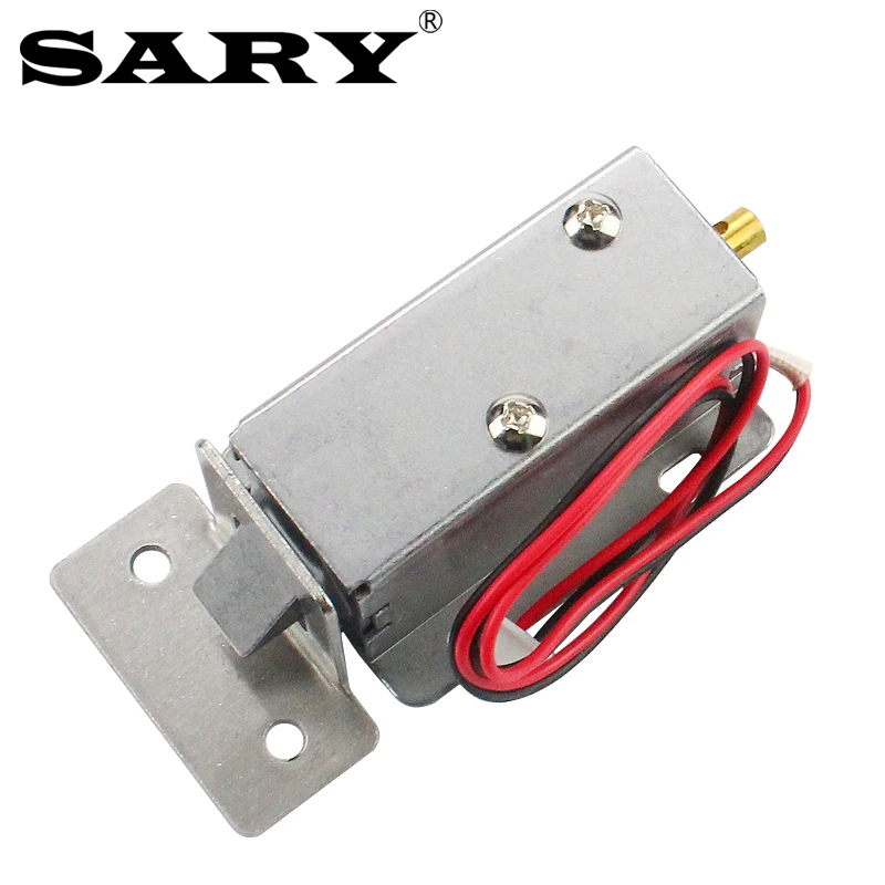 Imagem -01 - Pequena Fechadura Elétrica Eletromagnética em Miniatura com Barra de Cauda Pode Manualmente Desbloquear Gaveta Armário Fechadura da Porta Dc12v24v pequena fechadura eletrica eletromagnetica em miniatura com barra de cauda pode manualmente desbloquear gaveta armario fechadura da porta dc12v24v 01