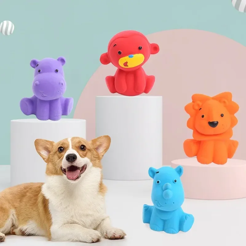 Para perro de látex | | Pequeños juguetes suaves para golpear, borde para masticar, caniche, cachorros, juguetes medianos, mascotas lindas y para perros