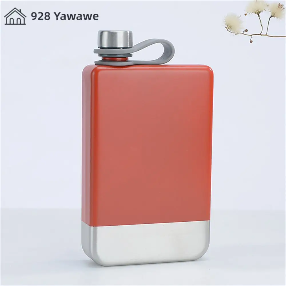 Portable Barware Safe Durable Blue Red Leakproof Outdoor Flasks Flagon Hip Flask Convenient Fashionable Army Green Matt Black