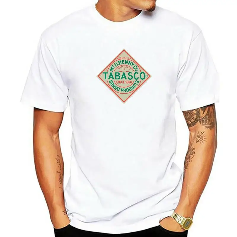 funny t shirt men novelty tshirt Tabasco Sauce Heather T-Shirt - Label Casual  Cotton    t shirt men  Broadcloth  Short