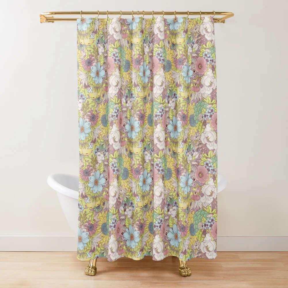 

The Wild Side - Summer Shower Curtain Shower Set For Bathroom Anti-Mold Waterproof Shower Window Luxury Bathroom Curtain