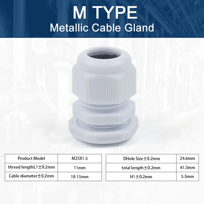 5pcs ip68 Kabel verschraubung wasserdicht verstellbare Kabelst ecker m12/m16/m18/m20/m22/m25/m27/m30 Kunststoff verbindungen schwarz weiß diy go