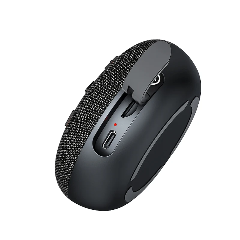 مكبر صوت صغير محمول EBS-313 مكبر صوت مغناطيسي فائق خارجي مقاوم للماء Ipx4 قماش شبكي وظيفة TF لاسلكية بدون استخدام اليدين