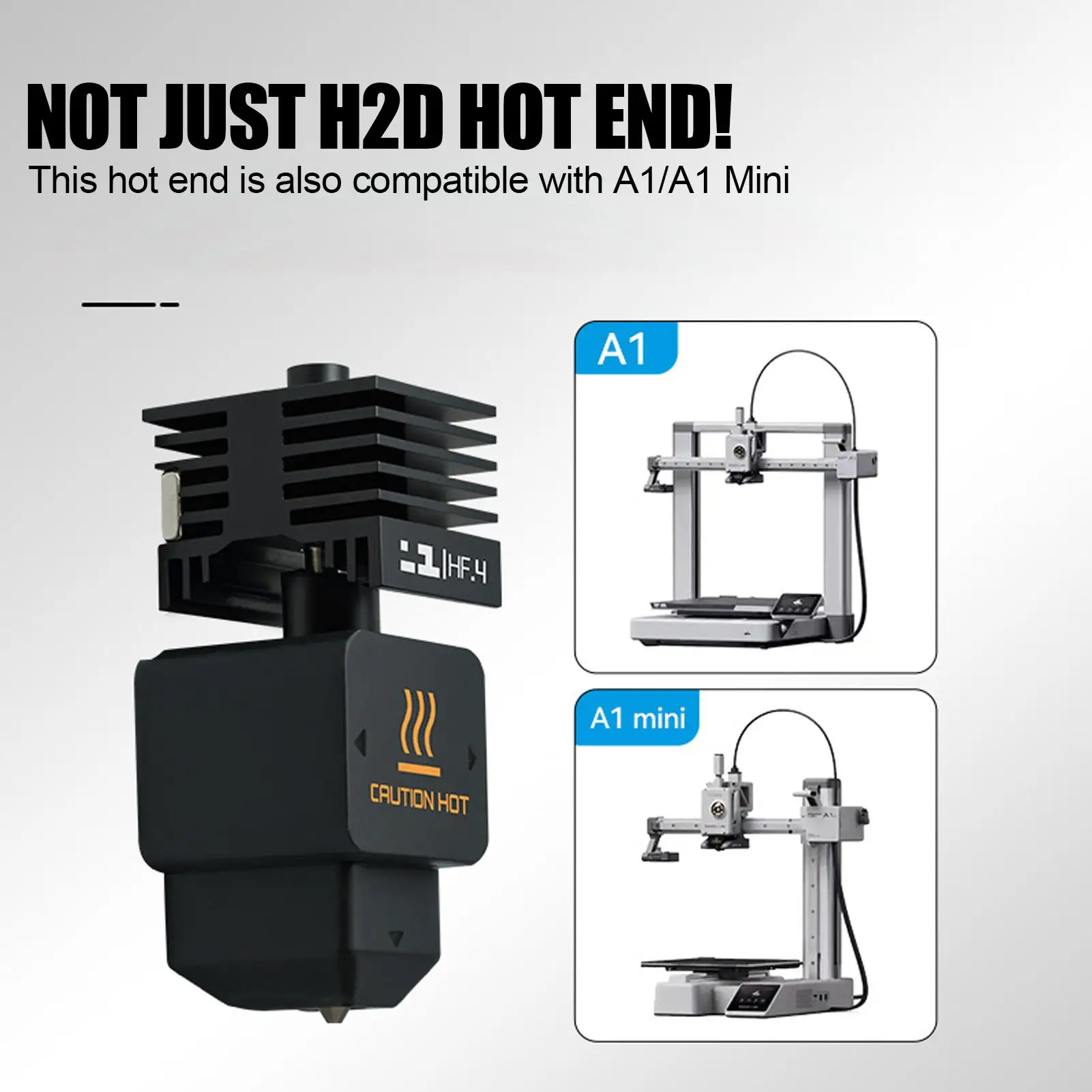 

hardened steel stainless steel hot end nozzle Hot End 3D Printer Parts Replacement Nozzle Connector 3D printer accessories