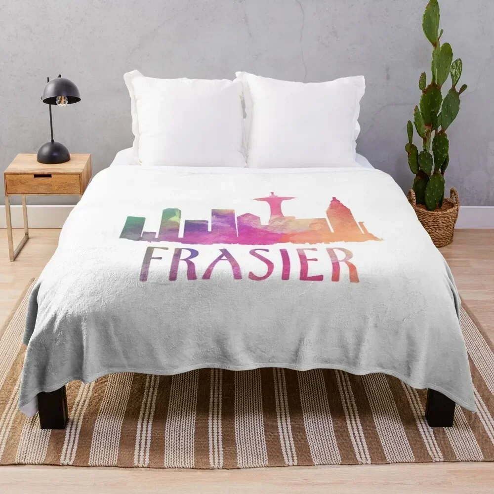 

frasier Throw Blanket Multi-Purpose Thin Polar Soft Plaid Blankets
