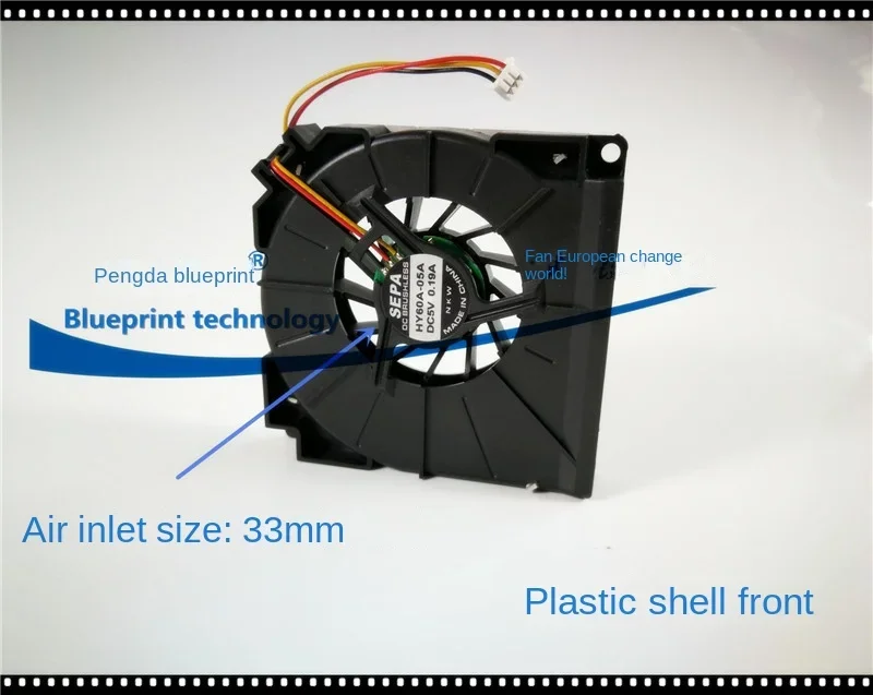 New SEPA 6012 HY60A-05A 6cm 5V USB Liquid Bearing Notebook Mobile Phone Cooling Fan