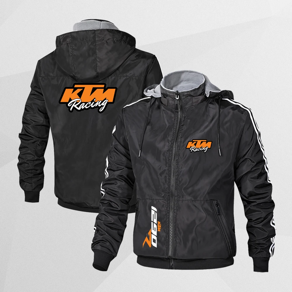 KTM autumn and winter men\'s and women\'s double-sided wearable goose down jacketsports entertainmentstreet bike motorcycle