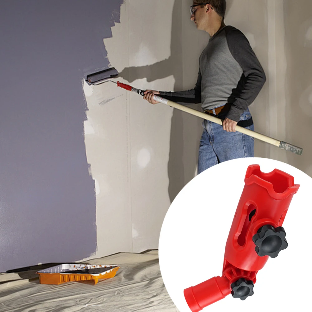 Description Picture 4 of item1SET Multi Angle Paint Brush Extender Plush Painting Handle Tool For Wall Window Trim and Corner Painting Cleaning Tool Support