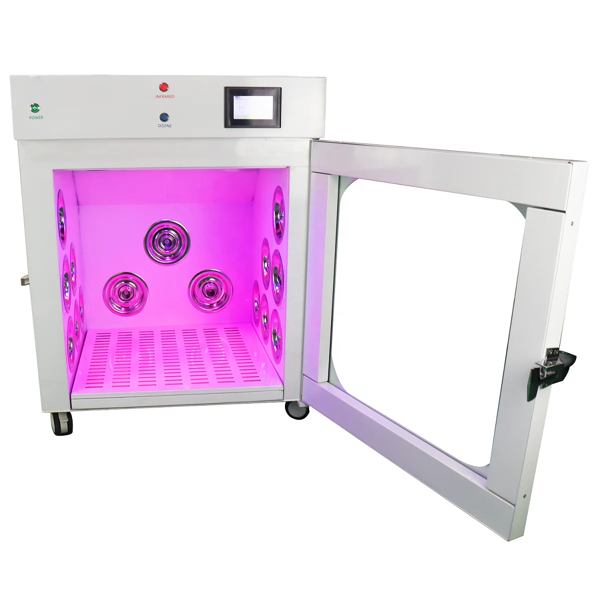 Veterinary Use LCD Panel 3 Steps Wind Electric Medium Size Pet Dryer Room