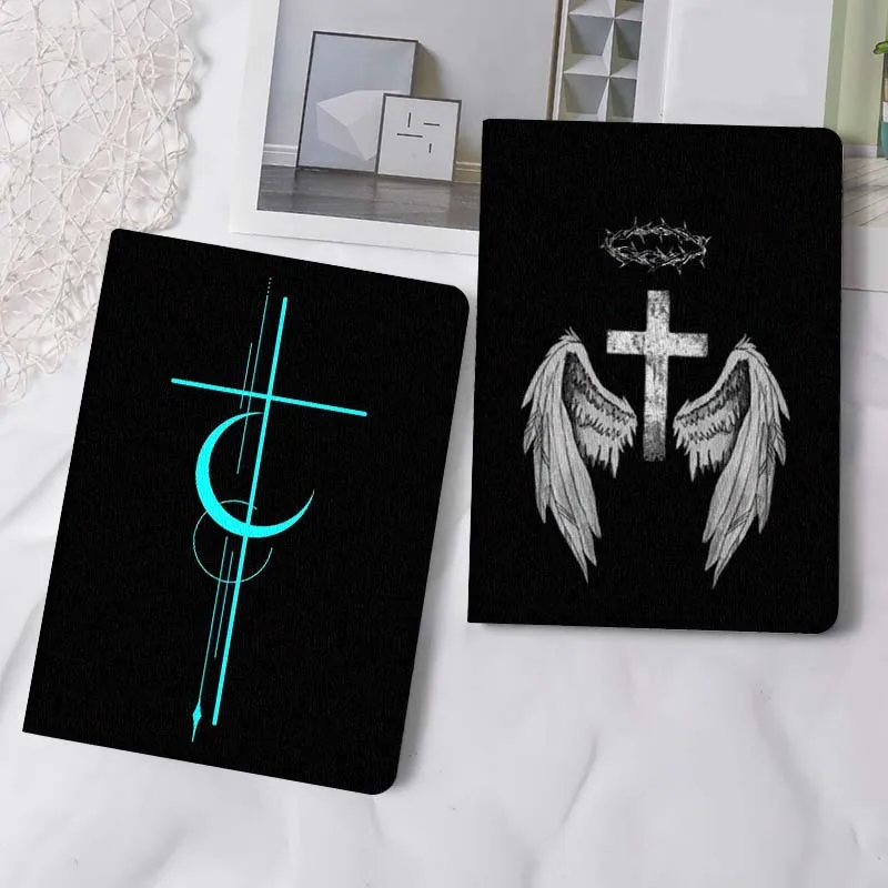 

Cross Crescent Line Art Gift Tablet Case For Samsung Tab Galaxy S6 S11 A A7 A8 A9 A11 10.1 10.4 10.5 Plus Lite