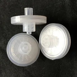 1pcs/2pcs/5pcs/10pcs Laboratory 28mm PTFE Luer Gas Collection Filter with 0.22/0.45/1.0/3.0um Microporous Membrane