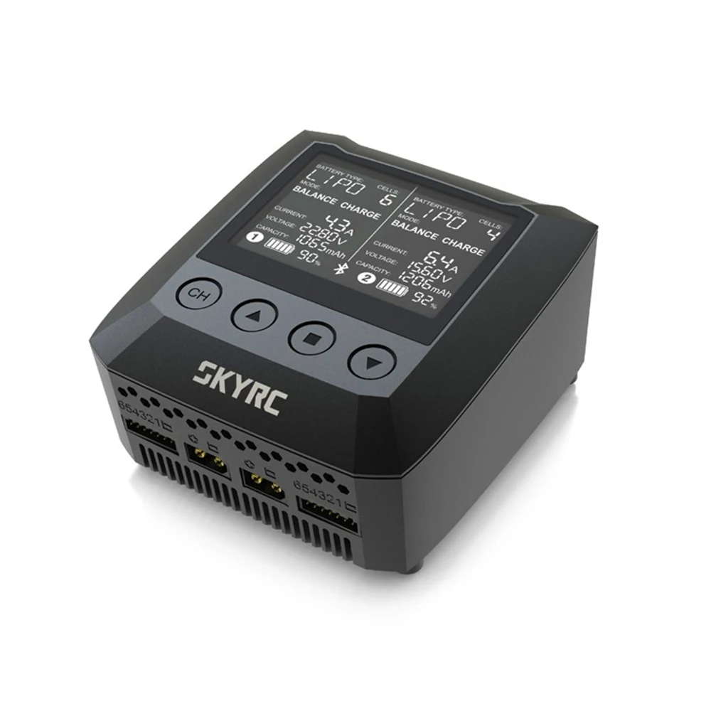 

SKYRC B6 Smart Battery Charger Discharger 2x100W 15A AC Supports SkyCharger APP & EU/US/UK Plug