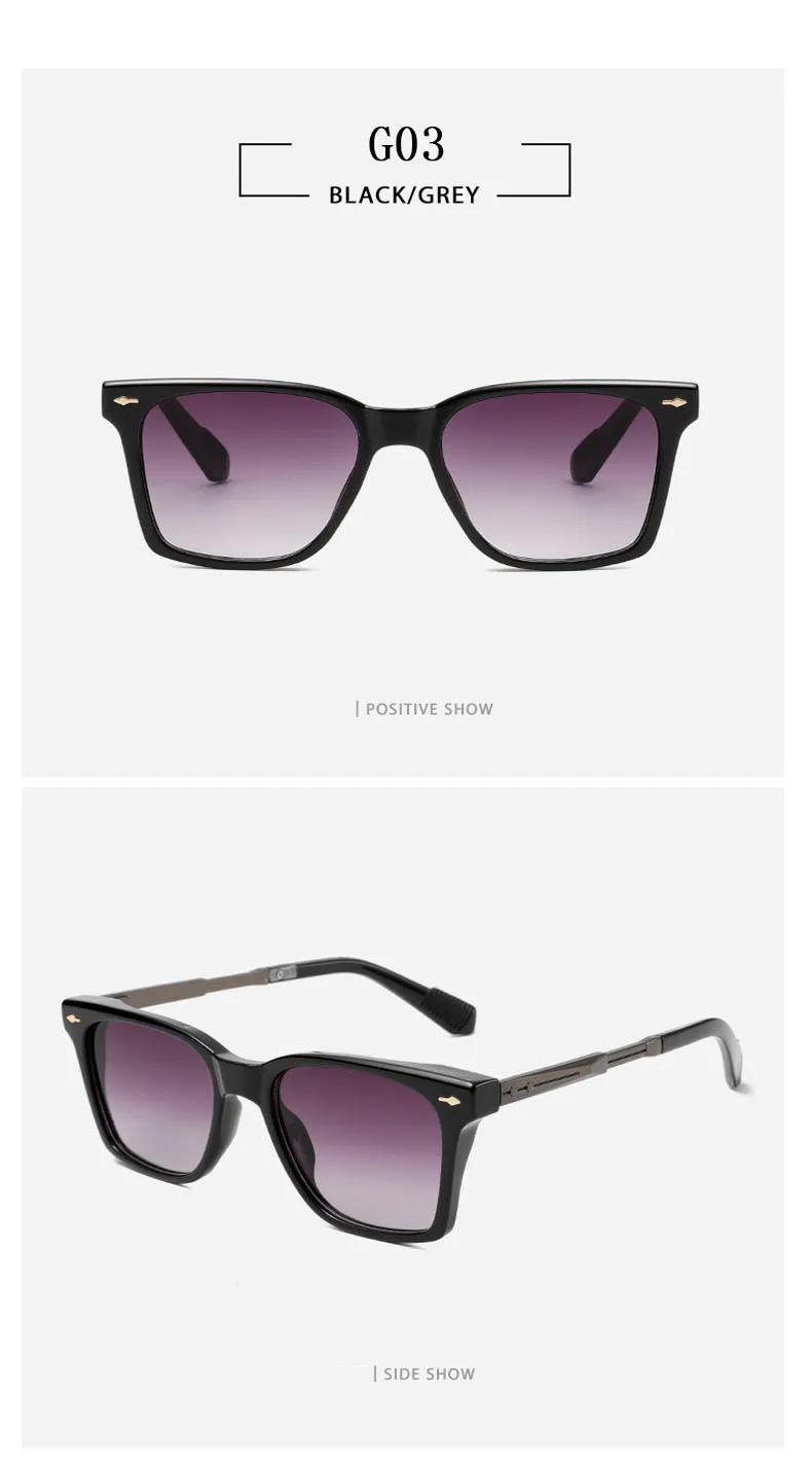 Mode Sonnenbrillen Frauen 2025, Vintage Quadrat Sonnenbrille Männer Retro Brille Dropshipping Gafas De Sol Hombre Lunette Soleil Femme – Detail 14