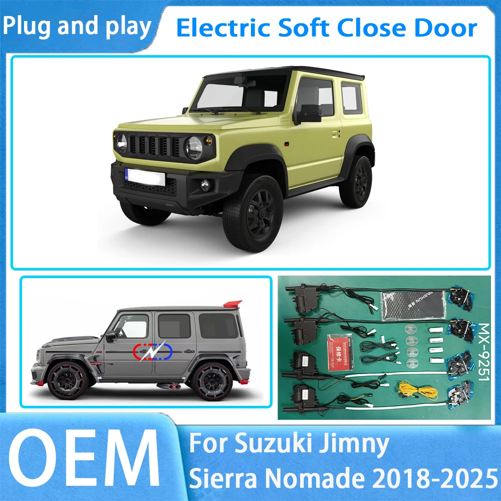 for Suzuki Jimny Sierra Nomade 2018-2025 OEM Car Soft Close Door System Automatic Electric Auto Pull Power Latch Power Closing