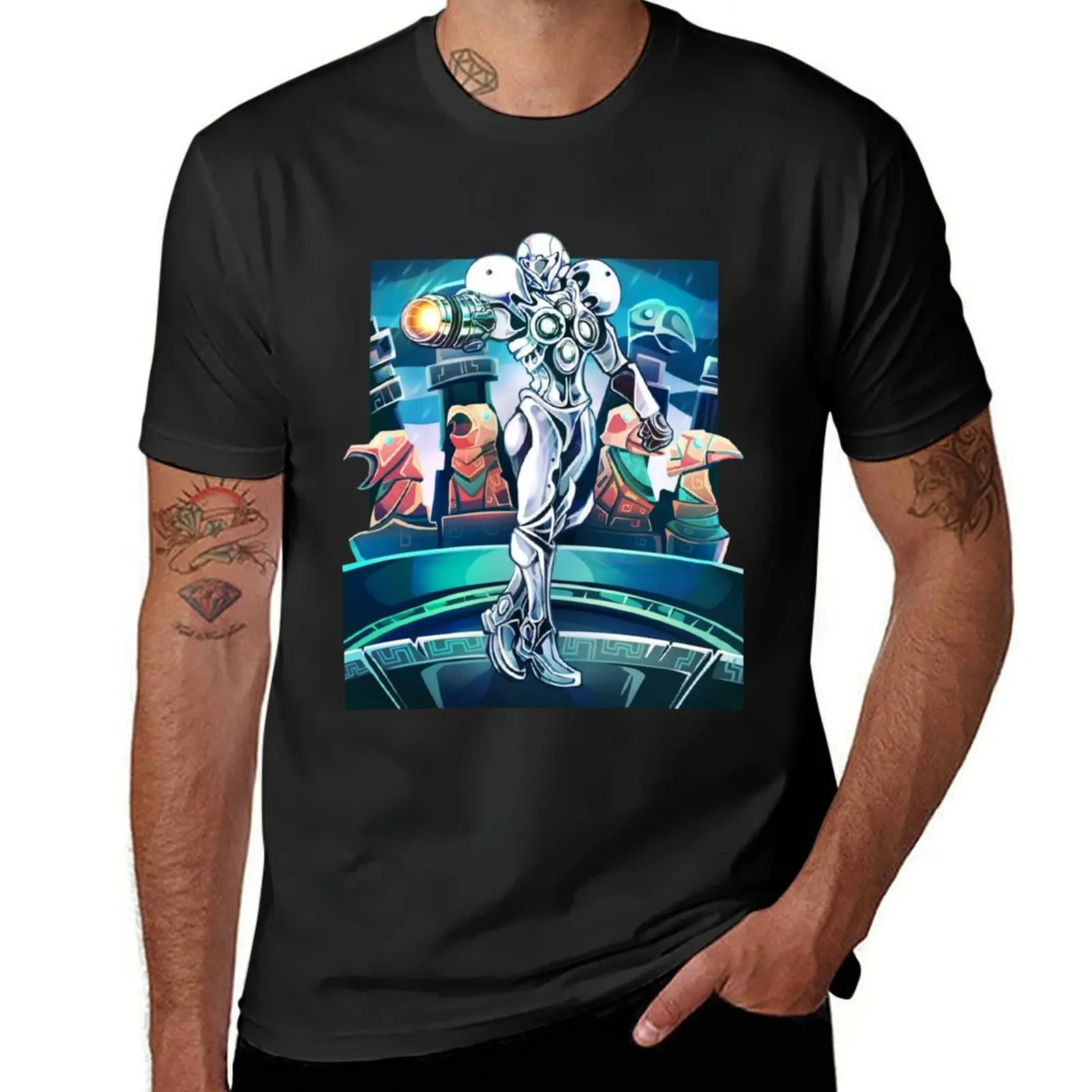 Light Suit Samus T-Shirt summer clothes Aesthetic clothing heavyweight t shirts for men