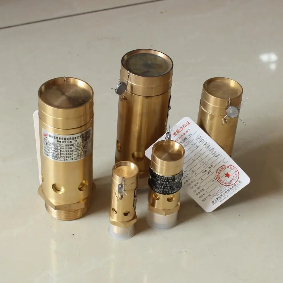 La mejor válvula de seguridad Válvula de protección del tanque de aire 3/4 para compresor de aire